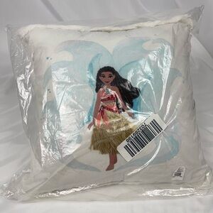 NEW Pottery Barn Kids Disney Moana 16" x 16" Pillow Beach Ocean RARE!!